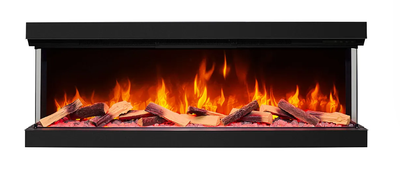 Трехсторонний электрокамин ArtiFlame AF60TS - 150 см, 3D-эффект пламени, LED-подсветка и обогрев