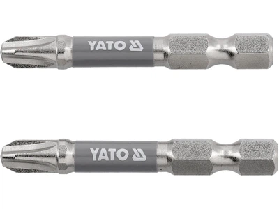 Насадка отверточная PH3 х 50мм. HEX 1/4", покрытая никелем, 2шт. YATO (YT-78022)