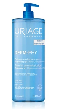 Очищающий дерматологический экстра-питательный гель Uriage Derm-Phy Extra-Rich Dermatological Gel 1 л