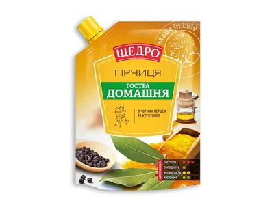 Гiрчиця ЩЕДРО 120г Гостра домашня д/п
