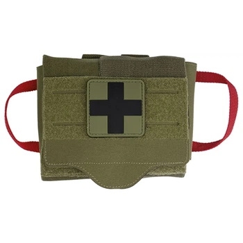 Підсумок-аптечка Mil-Tec Зі швидким скидом IFAK Quick Draw Pack First Aid Kit Olive 13491101 (M-T)
