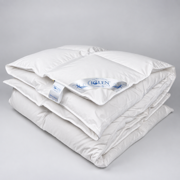 Ковдра IGLEN пухова Climate-comfort з білим пухом зимова 160x215 см Білий