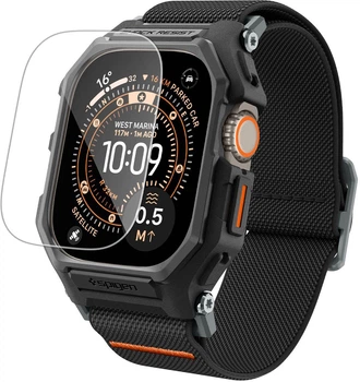 Чохол Spigen Lite Fit Pro + Screen Protector для Apple Watch Ultra 1 / 2 / 3 / 4 (49mm) Black (ACS11415)