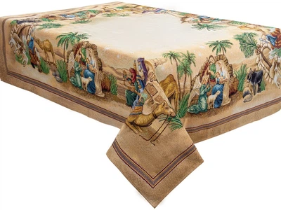 Скатертина гобеленова Lefard Sagrada familia lurex 140х120см (732-318)