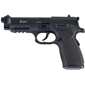 Стартовый пистолет Kuzey F92 black, с доп. магазином (Beretta 92)