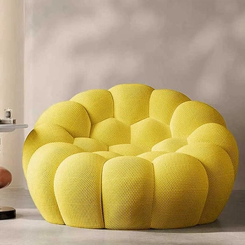 Диван безкаркасний Bubble Sofa м'яка кушетка, крісло 120×113×70 см жовтий