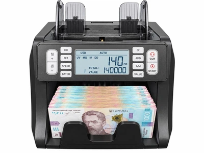 Сортировщик Банкнот BILL COUNTER AL-162A Счетчик Купюр с UV/MG/IR/DD Проверкой и Режимом Фасовки