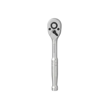 Рукоятка с храповым механизмом, 1/4", 72 зуба, прямая, металлическая рукоятка INTERTOOL HT-2131