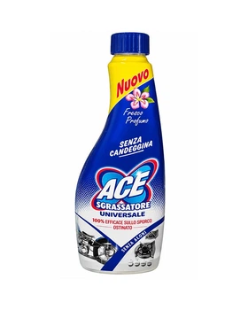 Средство для чистки кухни ACE Sgrassatore Universale универсальный обезжириватель антижир от жира и стойких загрязнений запаска 500 мл (8001480703094)