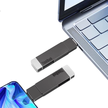 Флеш память USB Lenovo ThinkPad BU100 128GB USB 3.2 Gen1 + Type-C