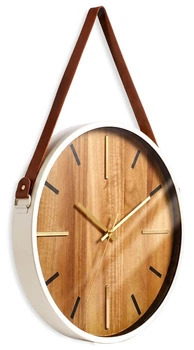 Zegar ścienny Home Styling Collection 38 cm biały 568194 (8721037532211)