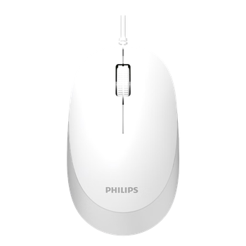 Мышь Philips SPK7207 USB White