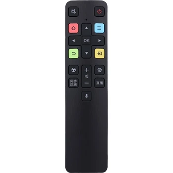 Пульт дистанционного управления Qinxuan Voice Remote Control RC801C/D для телевизоров TCL, совместимый с моделями 43C2/55C2/65/70C2, 55 65Q880C, 43/49/50D6, 55D6, 65D6.