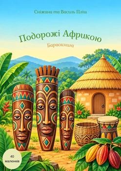Барвокнига "Подорожі Африкою"