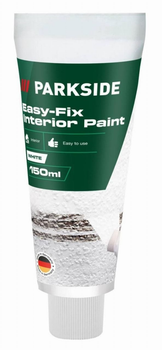 Краска для внутренних работ PARKSIDE Easy Fix – белая, 150 мл