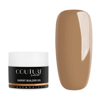 Билдер-гель трехфазный Couture Color Expert Builder Gel 10 Toffee для наращивания вареная сгущенка 15 мл