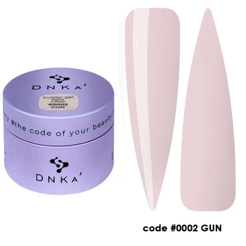 Гель для моделирования DNKa Builder Gel Light 0002 Gun теплый молочно-серый 30 мл