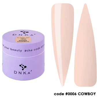 Гель для моделирования DNKa Builder Gel Light 0006 Cowboy теплый нюд 15 мл