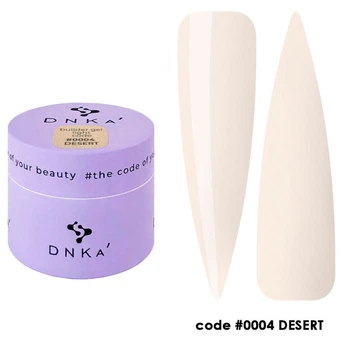 Гель для моделирования DNKa Builder Gel Light 0004 Desert нейтральный нюд 15 мл
