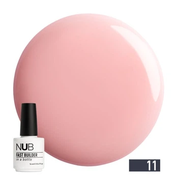 Гель моделювальний NUB Fast Builder In A Bottle 11 Petal з китицею рожевий нюд 14 мл