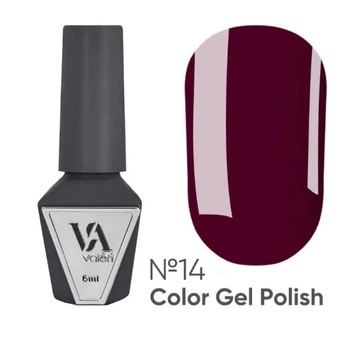 Гель-лак Valeri Color 014 стигла вишня 6 мл