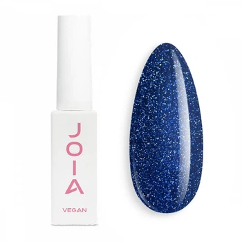 Гель-лак JOIA vegan Midnight Glow 07GP Indigo Orbit світловідбивний темно-синій 6 мл