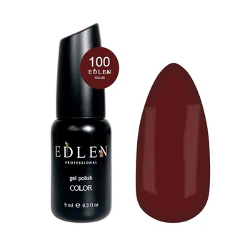 Гель-лак Edlen Professional 100 вишня в шоколаде 9 мл