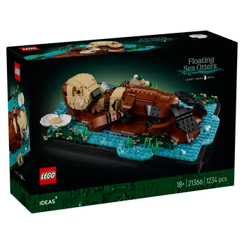 Конструктор LEGO Ideas Пливучі морські видри 1234 деталі (21366)