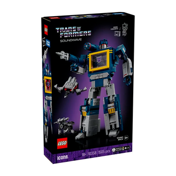 Конструктор LEGO Icons Transformers: Саундвейв 1505 деталей (10358)