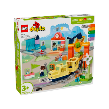 Конструктор LEGO DUPLO Town Большой интерактивный общественный поезд 103 детали (10428)