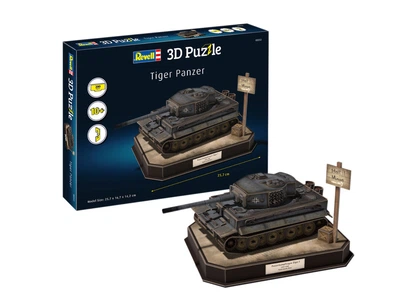 3D-пазл Revell «Тяжелый танк Tiger I» / Panzer VI (200 деталей)