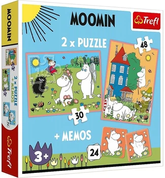 Пазл 2в1 + мемо Муміни — Moomin (93054) / Trefl