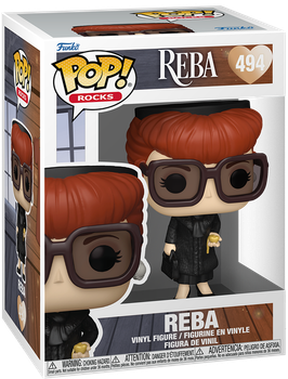 Фігурка Funko Pop! Rocks: Reba McEntire — #494 Реба Макінтайр у червоній сукні (Reba McEntire Fancy)
