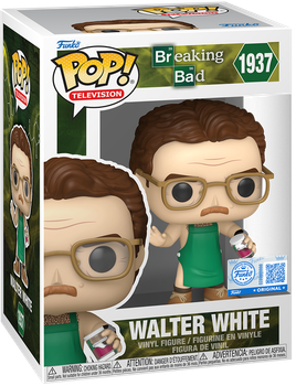 Фігурка Funko POP! Television: Breaking Bad — WALTER WHITE IN GREEN APRON (Волтер Вайт у зеленому фартуху) #1937
