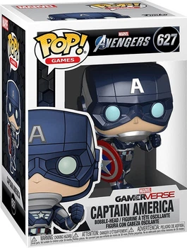 Фигурка Funko POP! Games: Marvel's Avengers – Captain America №627 10 см (47757)