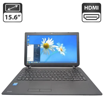 Ноутбук Toshiba Satellite C50 / 15.6" (1366x768) TN / Intel Celeron N2840 (2 ядра по 2.16 - 2.58 GHz) / 4 GB DDR3 / 500 GB HDD / Intel HD Graphics / WebCam / АКБ не держит б/у