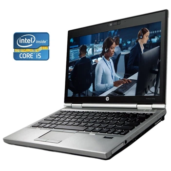 Нетбук Б-класс HP EliteBook 2570p / 12.5" (1366x768) TN / Intel Core i5-3230M (2 (4) ядра по 2.6 - 3.2 GHz) / 8 GB DDR3 / 320 GB HDD / Intel HD Graphics 4000 / WebCam / DVD-ROM б/у