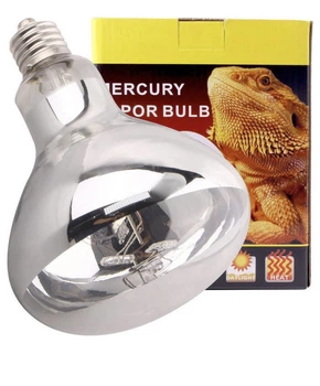 Лампа для рептилий DERNORD Mercury Vapor Bulb 80W UVA UVB E27 полный спектр