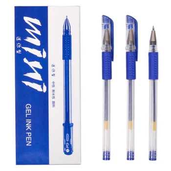 Ручка гелевая синяя Bambi 168/102(Blue) длина ручки 15 см, толщина линии письма 0,5 мм
