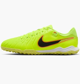 Сороконожки унисекс Nike Tiempo Legend X Academy Tf Green 44.5 Зеленый DV4342-701