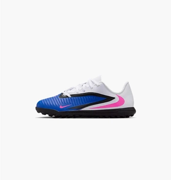 Сороконожки детские Nike Phantom 6 Low Club Tf Blue/White 35 HQ2006-446