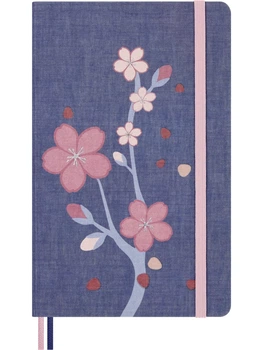 Блокнот Moleskine Sakura средний, Нелинованный Синий (LESU08QP062) 8056999276201