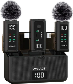 Микрофонная радиосистема LVVIACE K6 Black