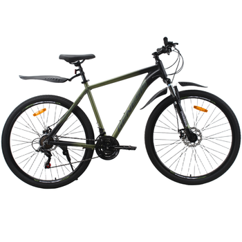 Велосипед CrossBike 29" Genesis 2026 Рама 21" black-green