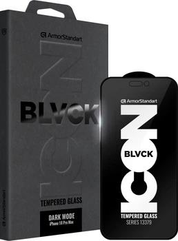 Защитное стекло для смартфона Apple iPhone 18 Pro Max ArmorStandart Dark Mode BI Black (ARM92164)