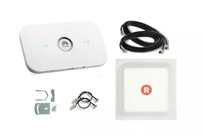 Комплект 4G WiFi роутер Huawei E5573 + антенна MIMO RNet 2x17 Дб