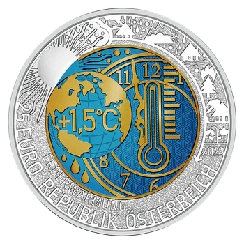 Колекційна срібна монета “Глобальне потепління” 16,5 г 2023 рік
