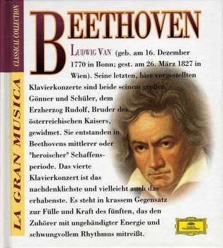 Музичний CD диск Ludwig Van Beethoven - La Gran Musica - Classical Collection 1 фірмовий