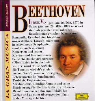 Музичний CD диск Ludwig Van Beethoven - La Gran Musica - Classical Collection 3 фірмовий