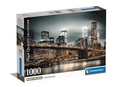 Пазл Clementoni High Quality Collection: Панорама Нью-Йорка, США (High Quality Collection - New York Skyline Puzzle - 1000 pcs.), 1000 ел. (39704)